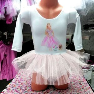 Triko beli baletski -roze til suknjica -Barbi princeza