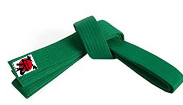 Zeleni pojas za karate judo aikido